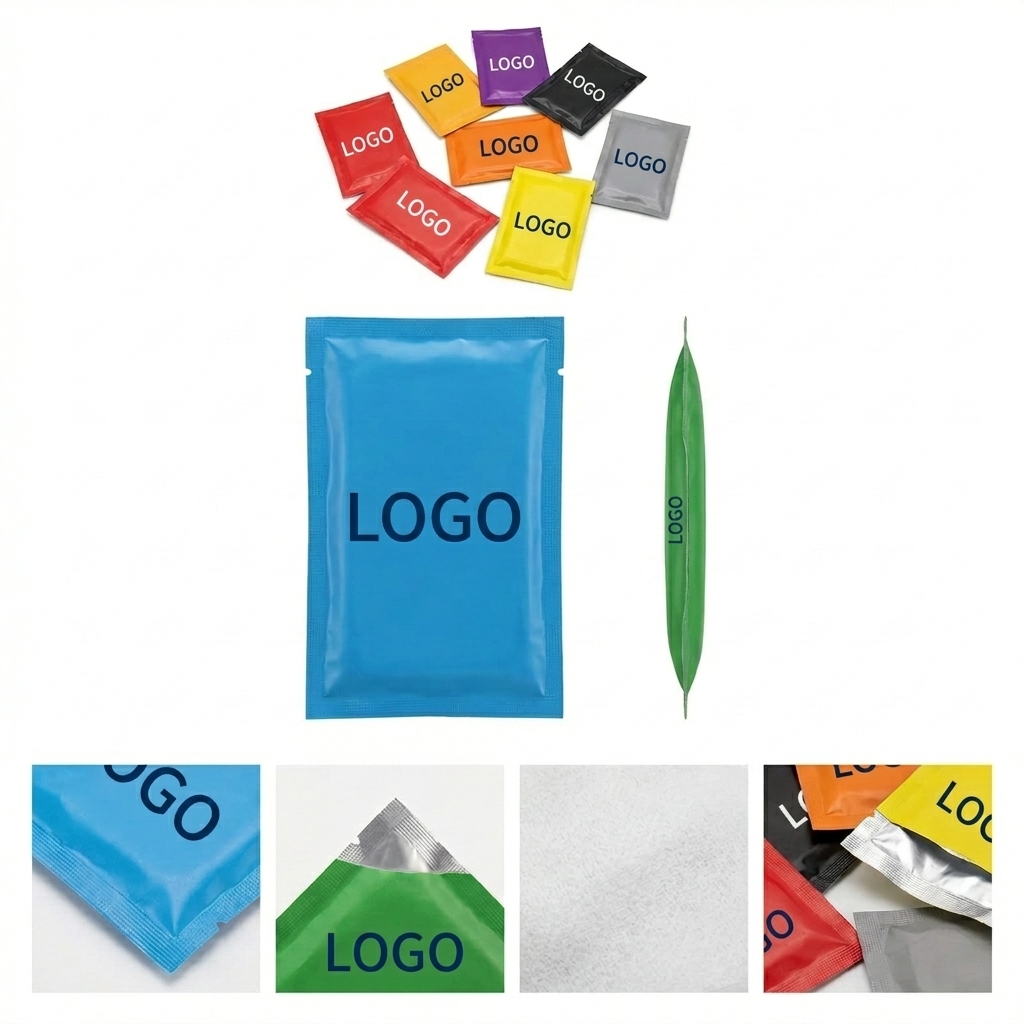 Travel-Size Moist Hygiene Wipes in Resealable Portable Packs