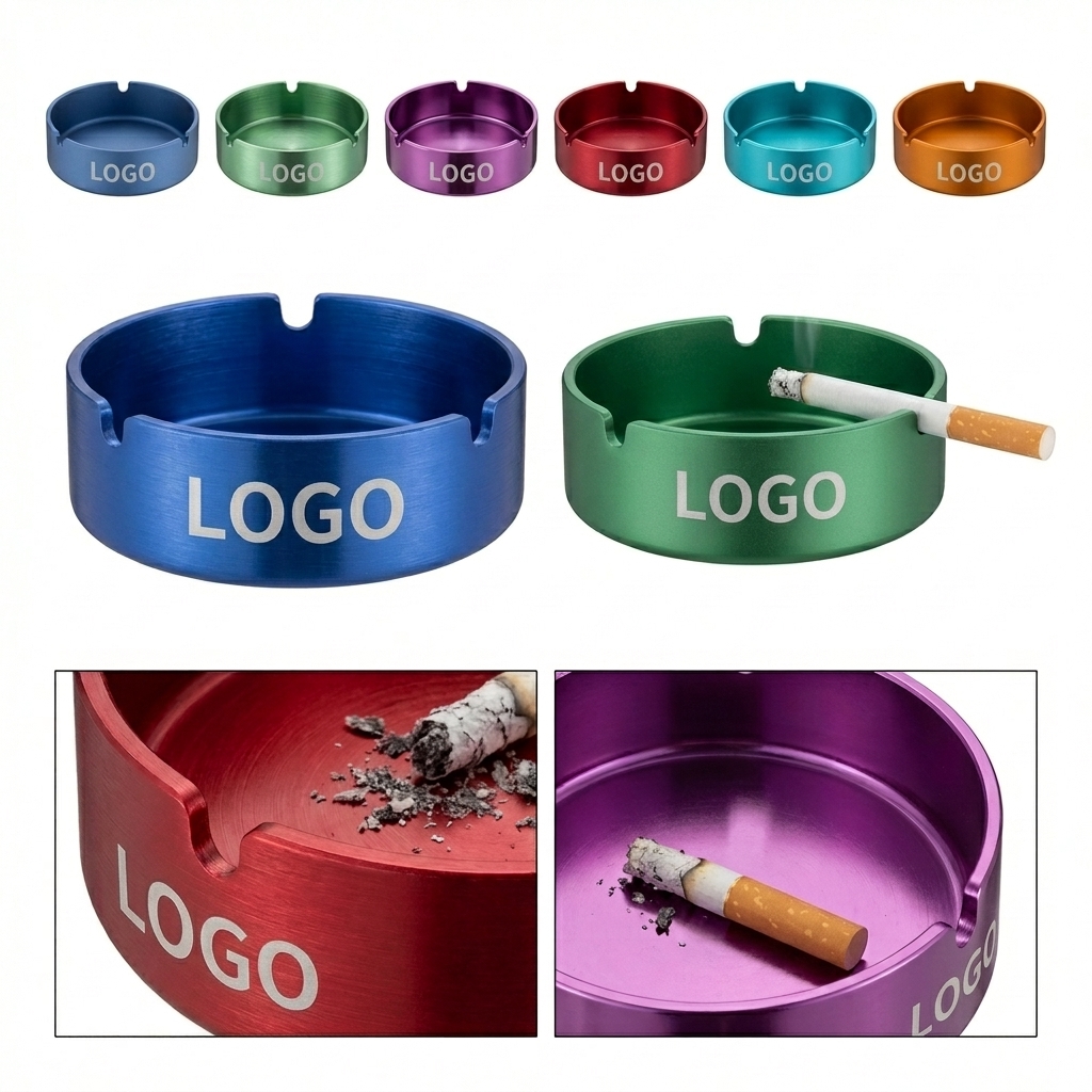 Elegant Rust-Resistant Steel Patio Ashtray for Smoke and Spark Control
