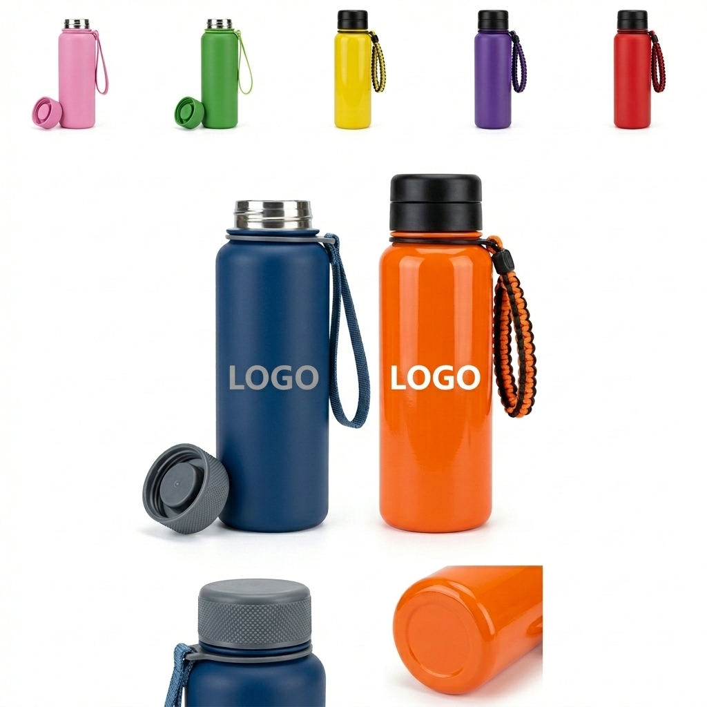 Personalizable 17 oz Lightweight Vacuum Insulated Steel Bottle