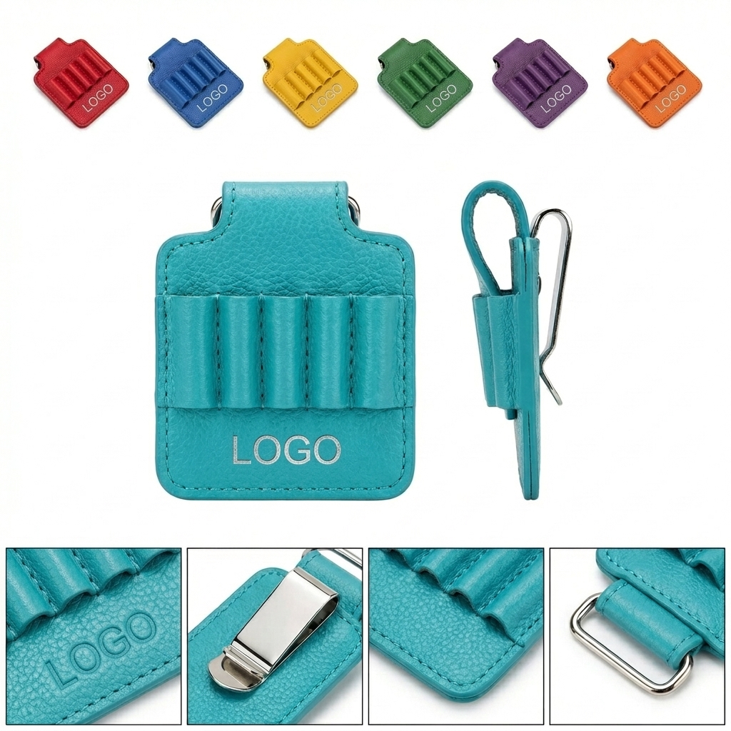 Lightweight PU Golf Tee Holder for Organized Club Head Storage