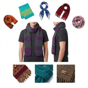 Assorted Color Knit Scarves Multipack