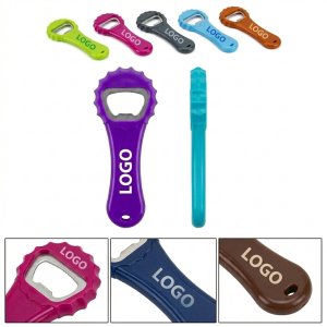 Plastic Bottle Opener for Soda Beer and Juice - Portable Rustproof Home & Travel Tool