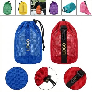 Multi-Color Collapsible Golf Ball Pouch & Practice Net Bag