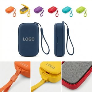 Color-Coded Silicone Sponge & Case Set with Lanyard