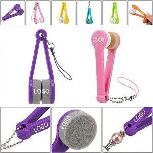 Clip-On Multi-Color Lens Cleaning Pad Set