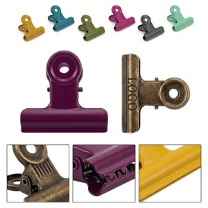 Vintage-Toned Heavy-Duty Magnetic Clips