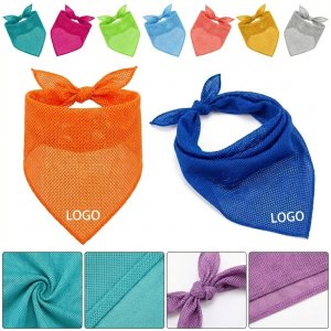 AeroMesh Multi-Color Triangle Bandana for Pets & Style