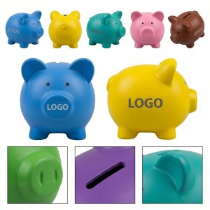 Multicolor Piggy Bank with Coin Slot